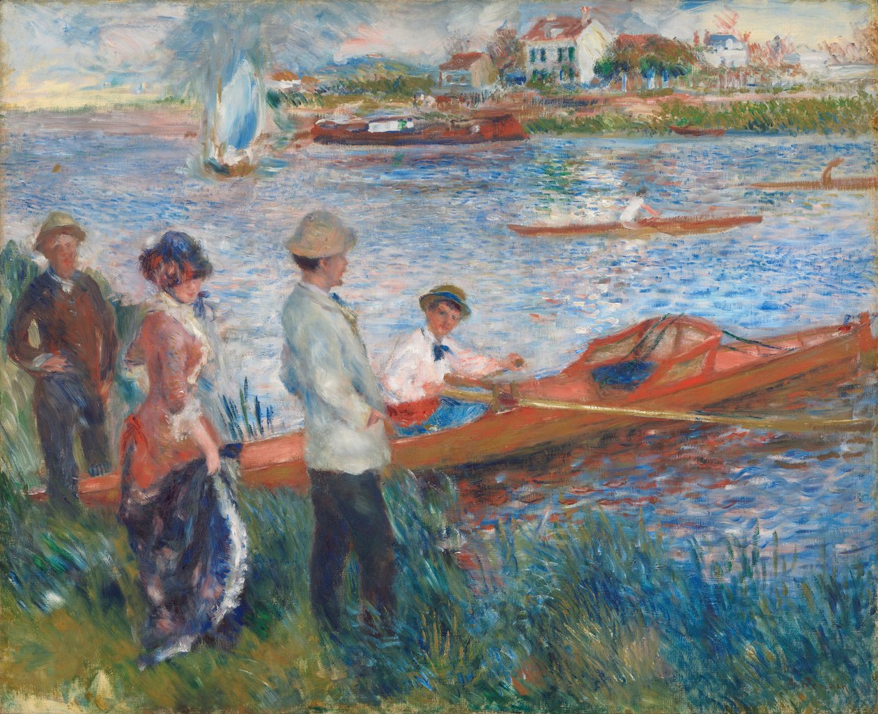 Oarsmen at Chatou by Auguste Renoir