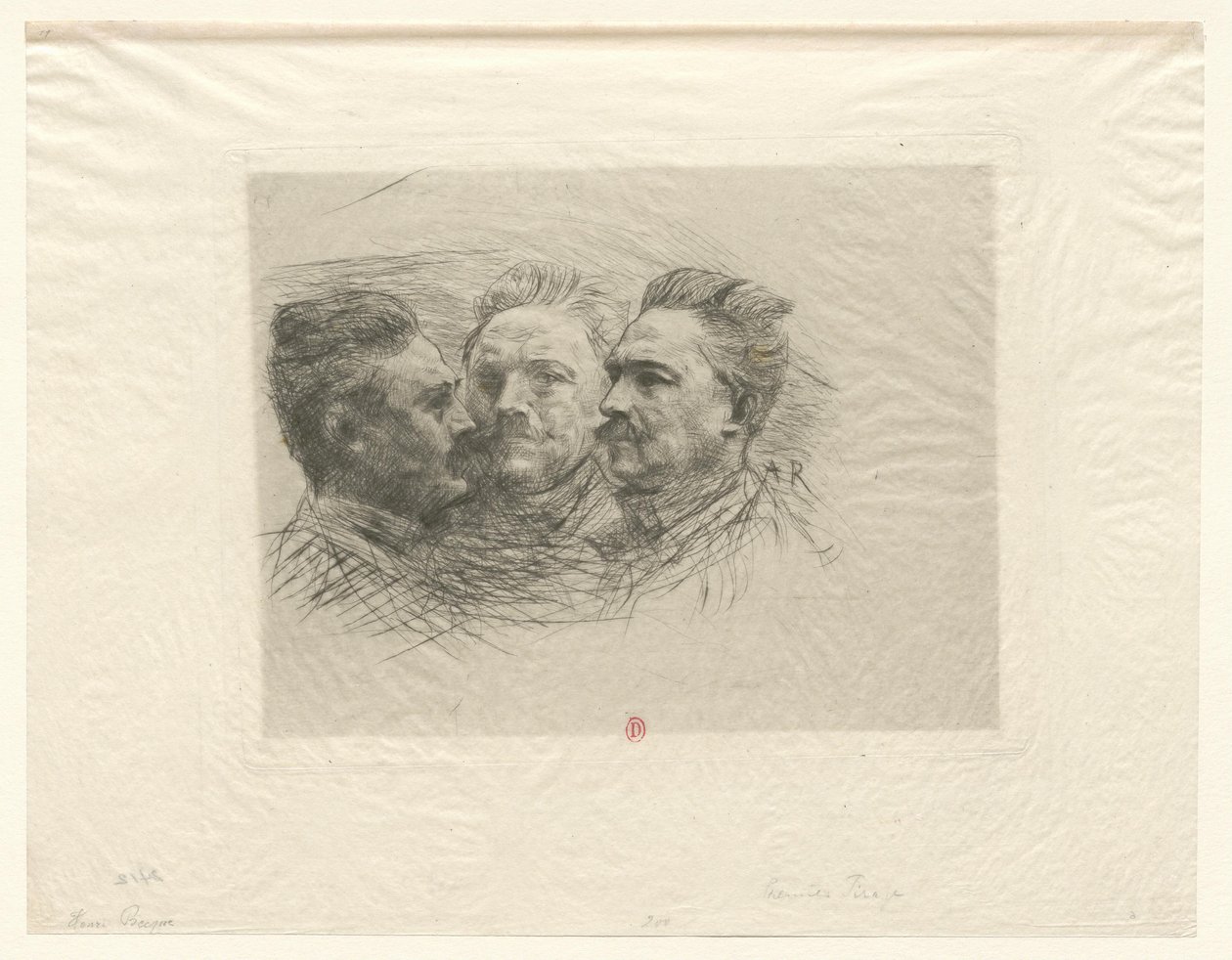 Henri Becque by Auguste Rodin