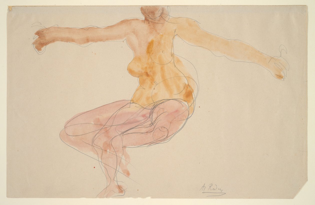 Nude Dancing by Auguste Rodin