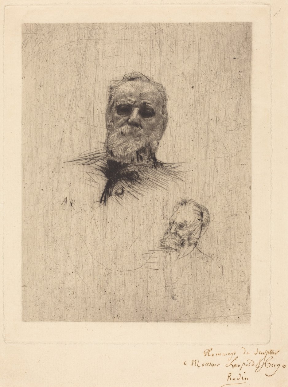 Victor Hugo, Front View by Auguste Rodin