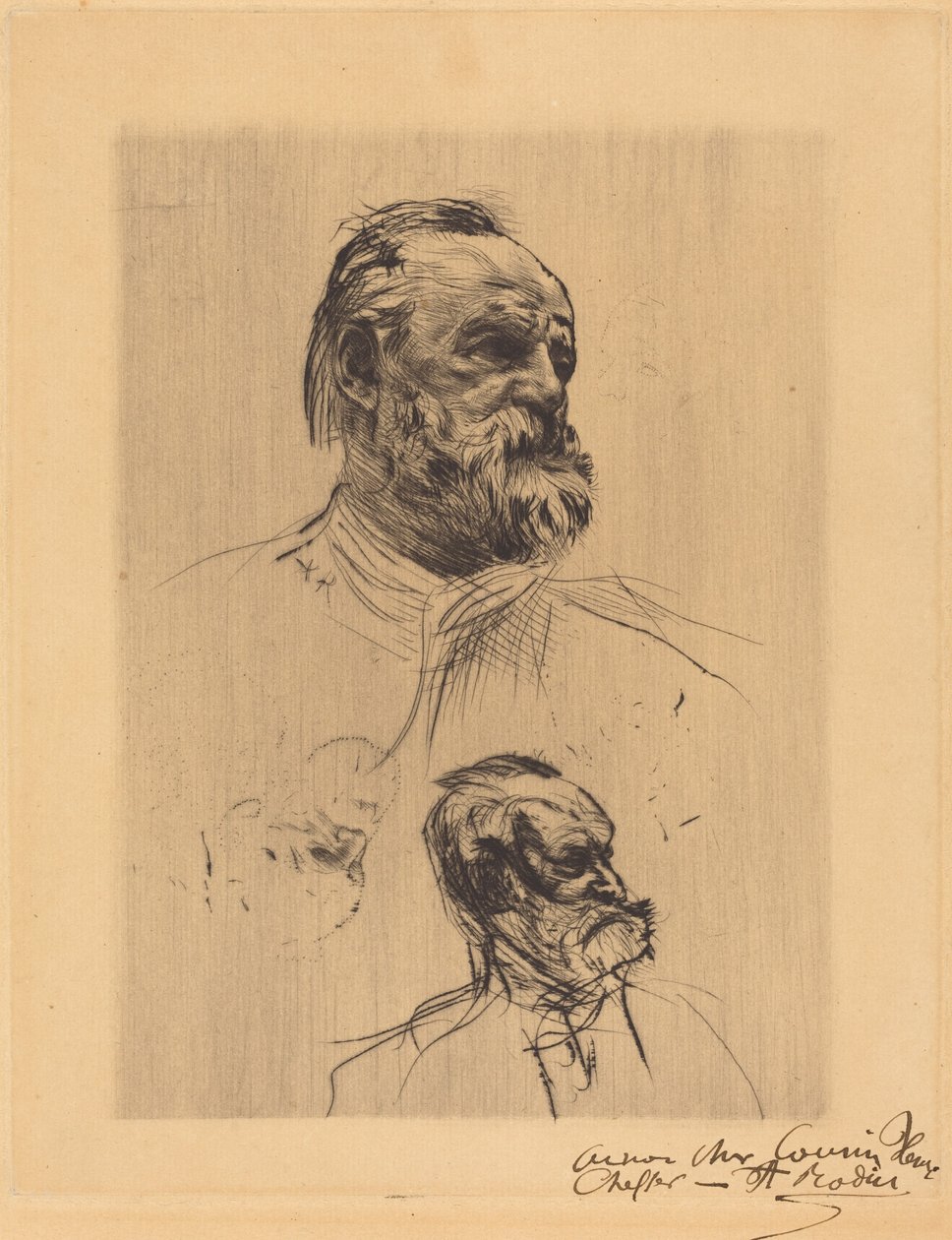 Victor Hugo, Three Quarters by Auguste Rodin