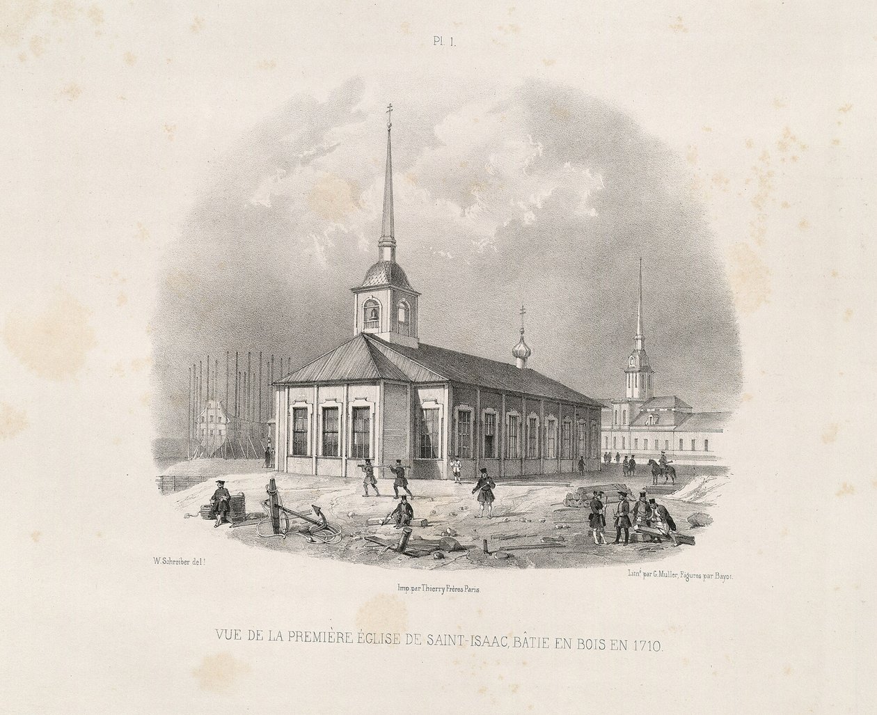 View of the first St. Isaac