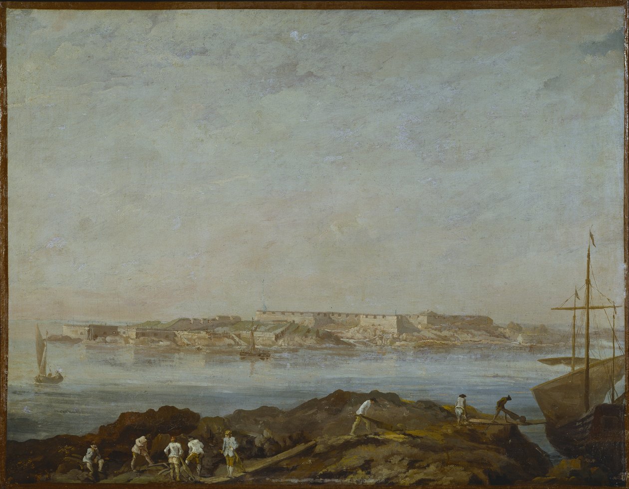 View of Sveaborg by Augustin Ehrensvard