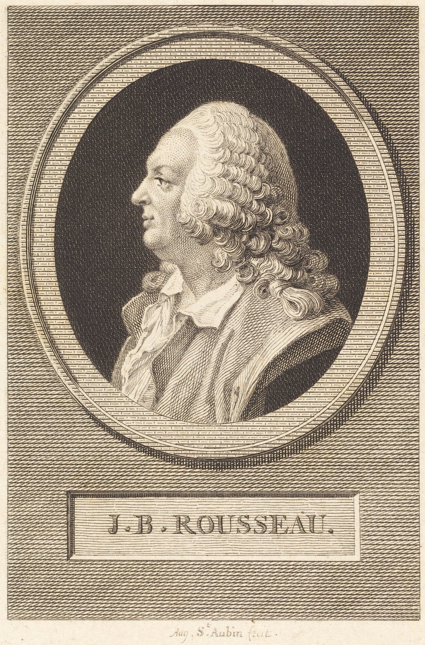 Jean-Baptiste Rousseau by Augustin de Saint-Aubin