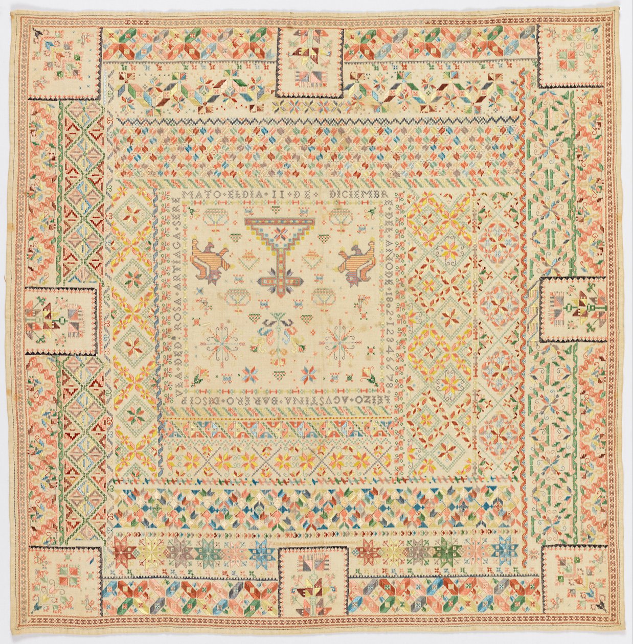 Sampler by Augustina Barero: Premium art reproduction