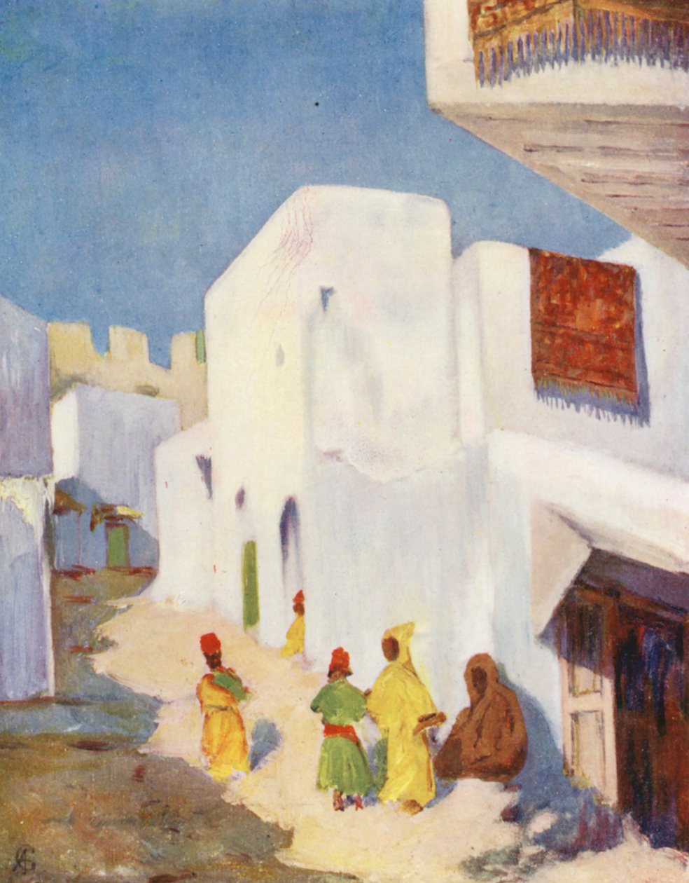 A Street in Tangier by Augustine Fitzgerald