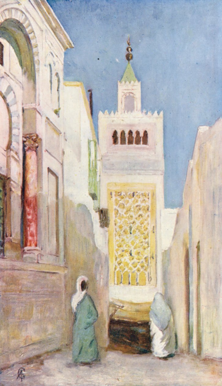 A Street in Tunis by Augustine Fitzgerald