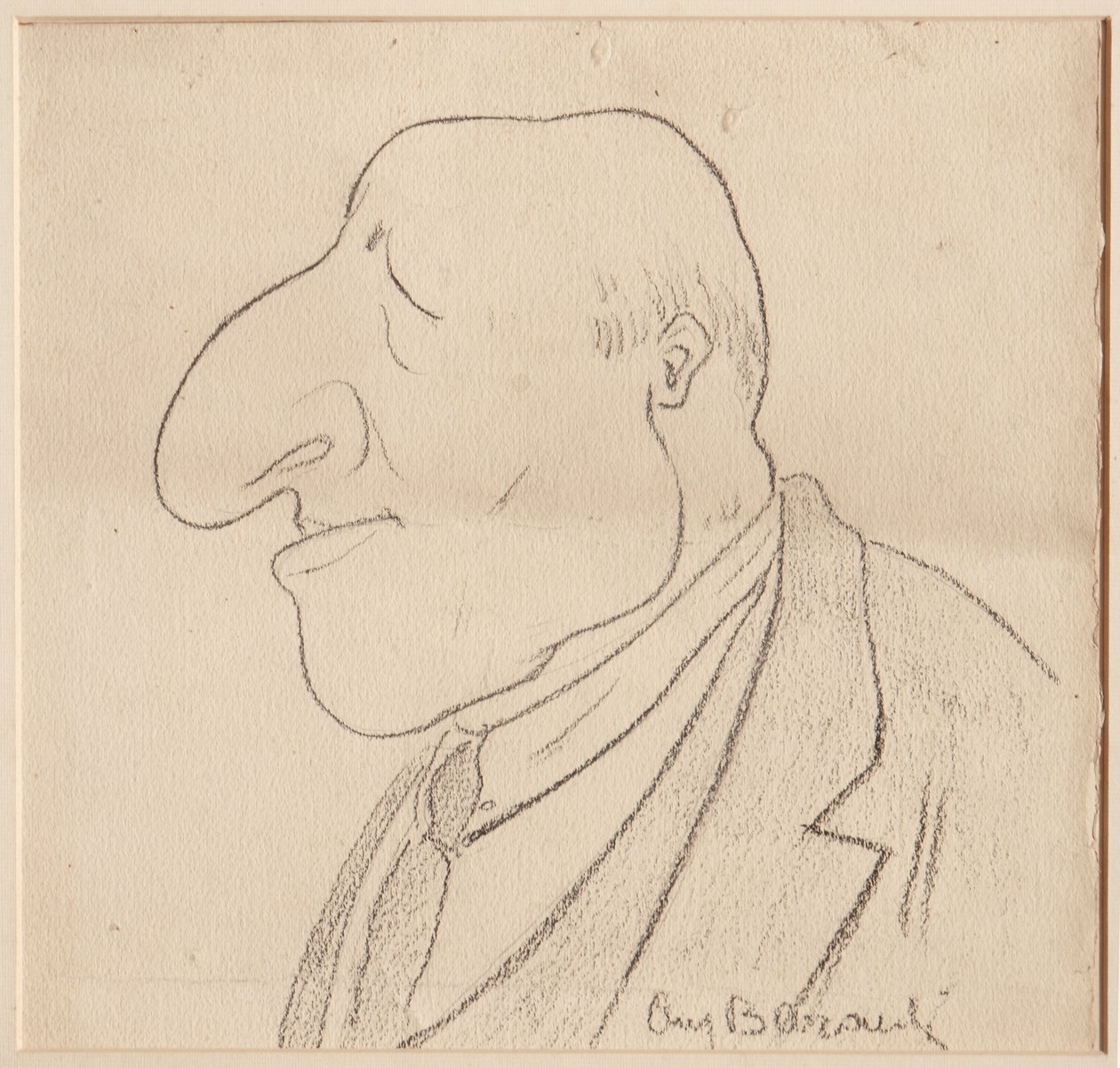 Caricature by Augusto Baracchi