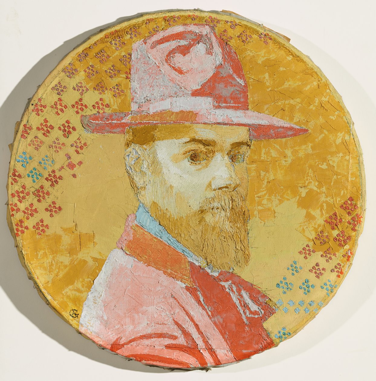 Self-portrait with a Hat by Augusto Giacometti