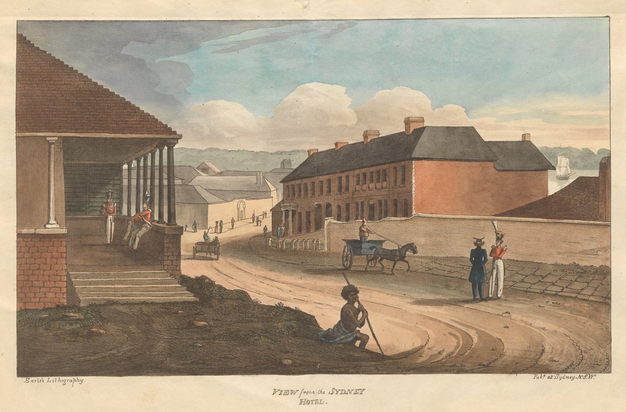 View from the Sydney Hotel, from Augustus Earle