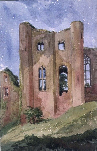 Kenilworth Castle, Warwick, View from the Tower Adjacent to the Great Hall by Augustus Welby Northmore Pugin