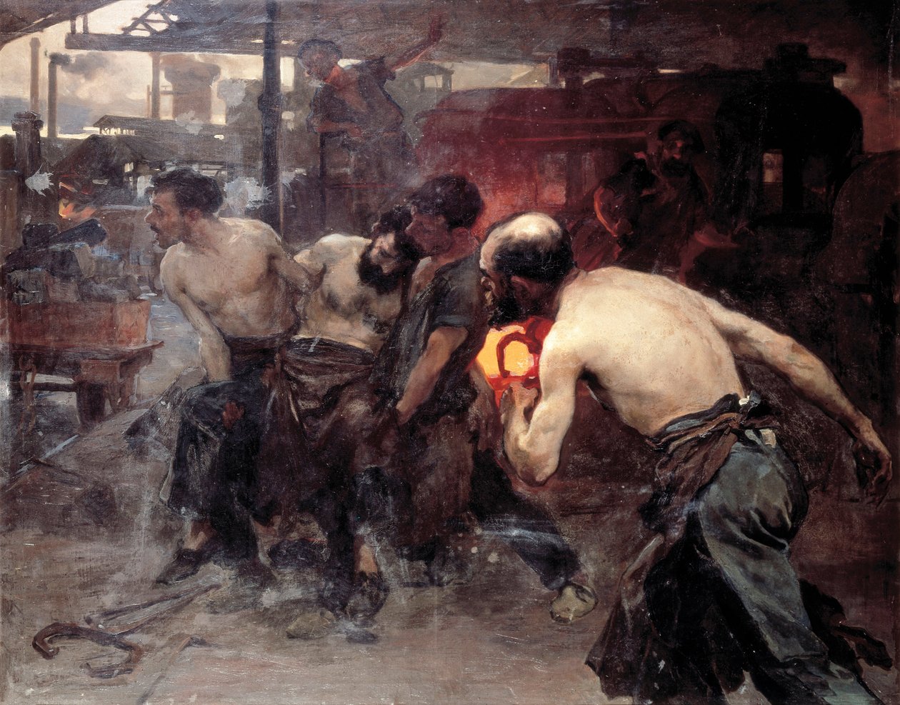 Accident at Work by Aurelio Arteta Errasti