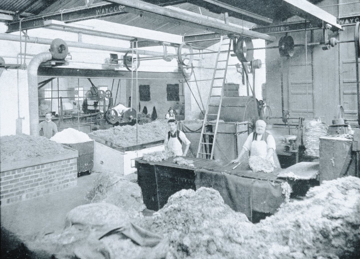 Interior of a Hat Mill, Victoria, from 