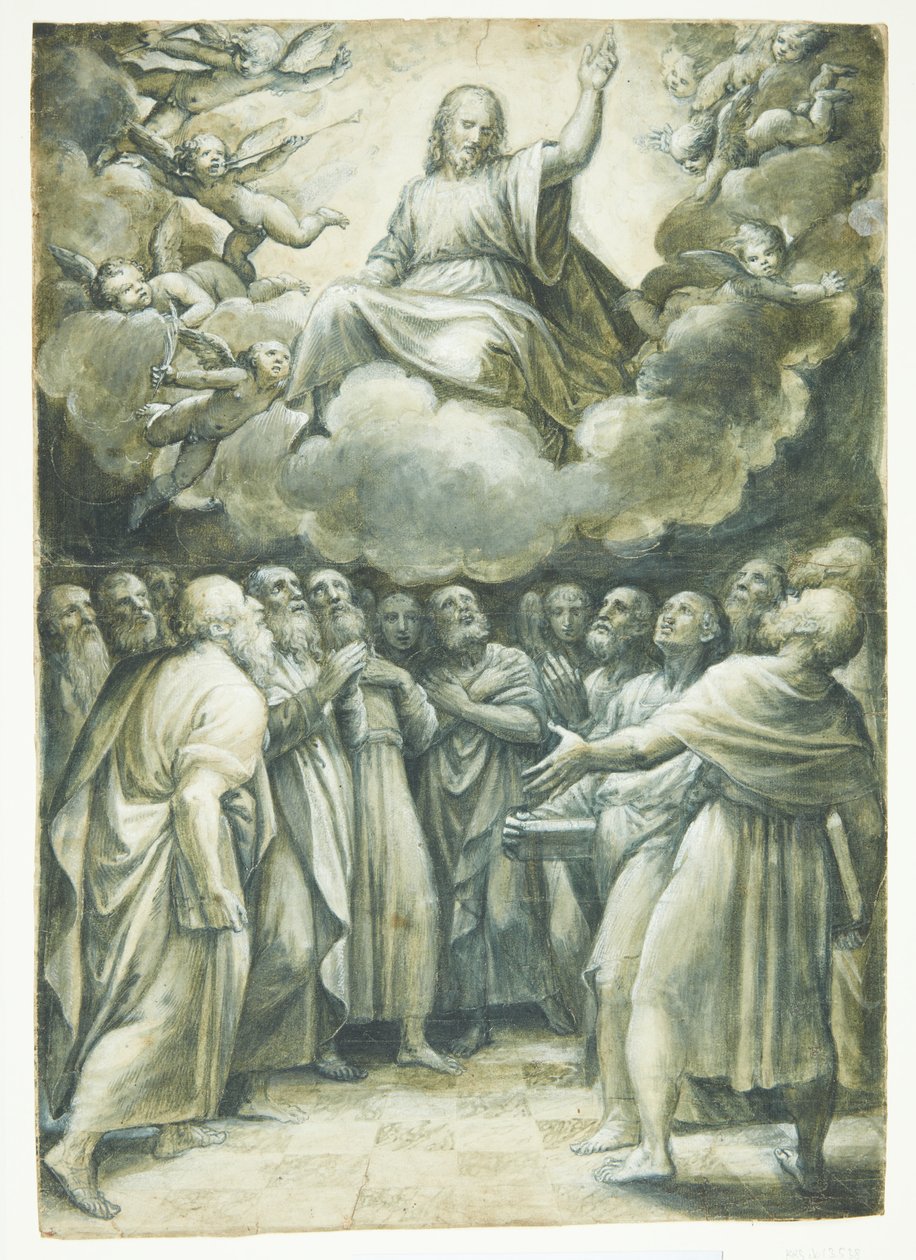 Ascension of Christ by Bagnacavallo