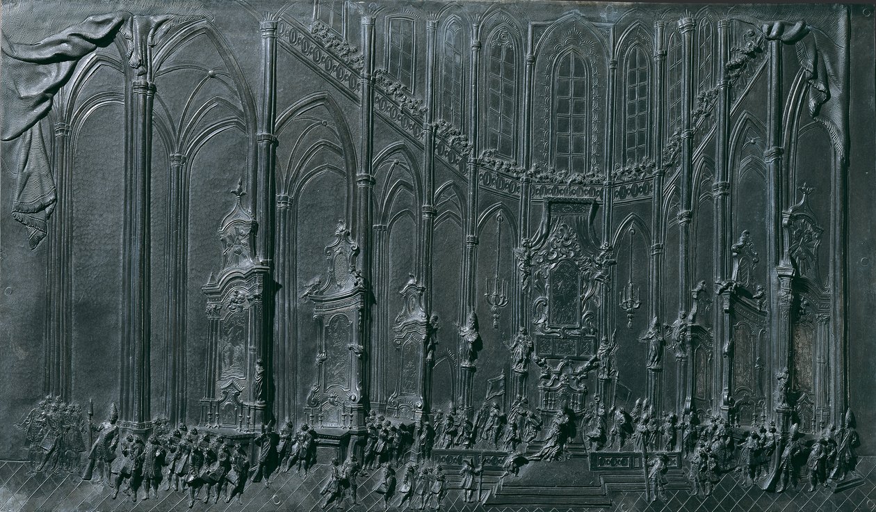 The Coronation of Maria Theresa in the Cathedral of Prague as 