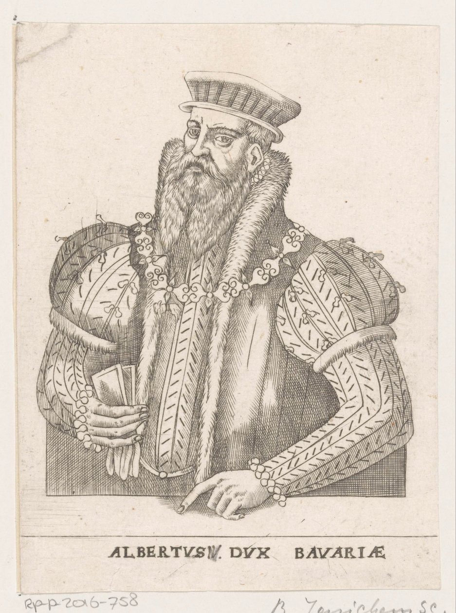 Portrait of Albrecht V, Duke of Bavaria by Balthasar Jenichen