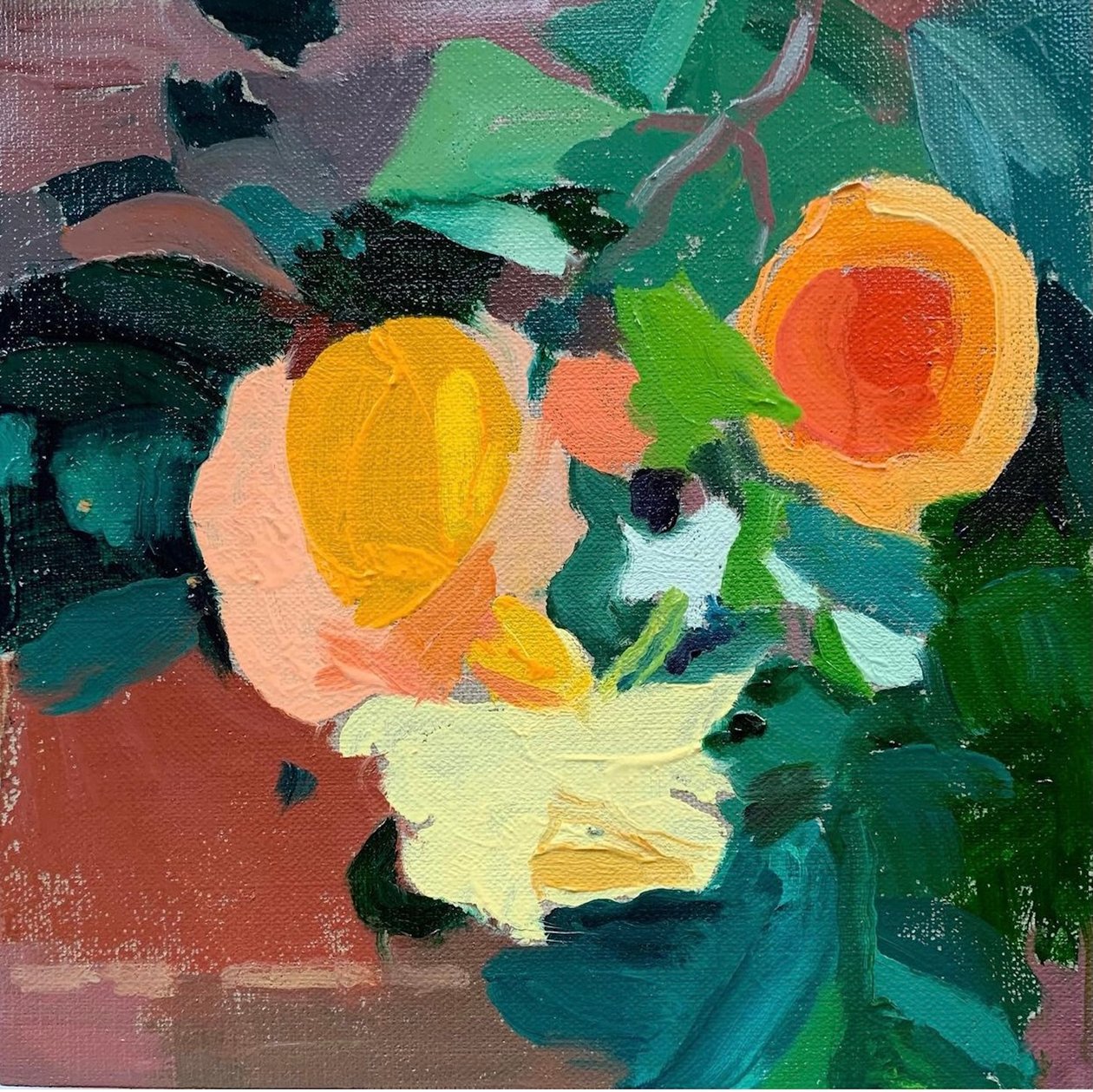 Last summer rose, 2021 by Barbara Hoogeweegen