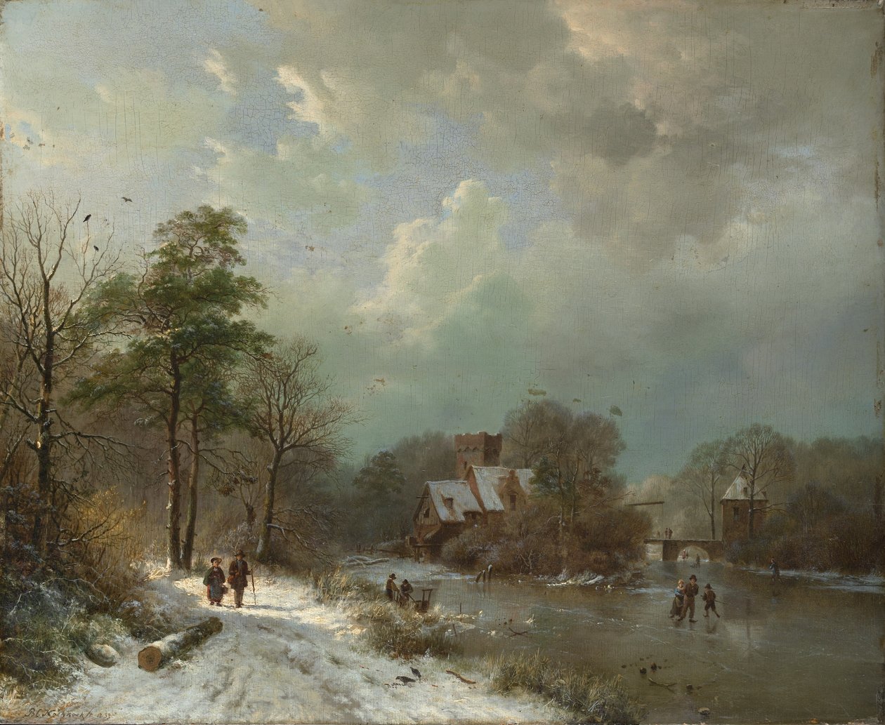 Winter Landscape, Holland by Barend Cornelis Koekkoek