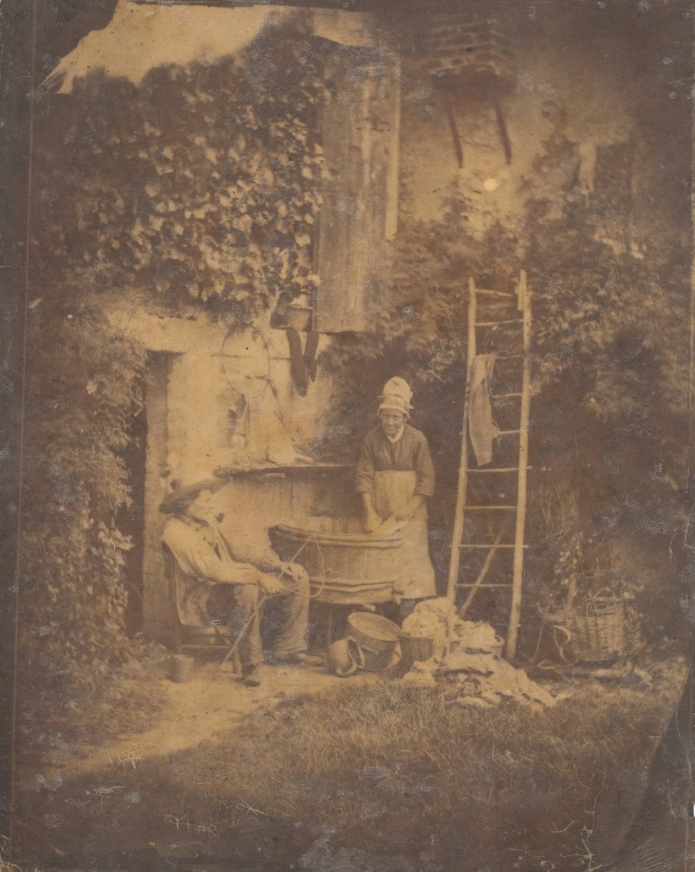 The Laundry by Baron Louis Adolphe Humbert De Molard