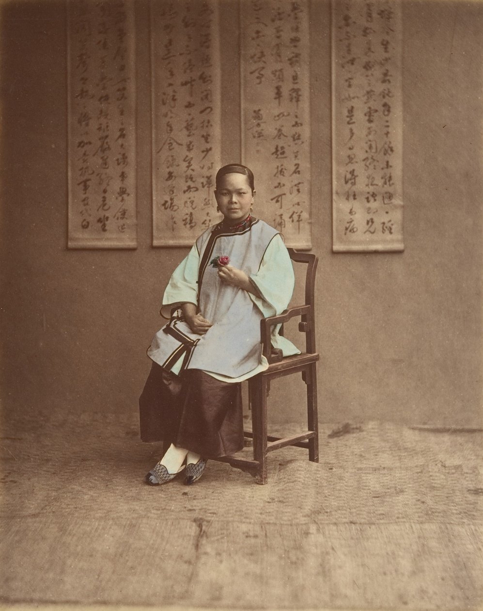 Fille de Shanghai, 1870s by Baron Raimund von Stillfried