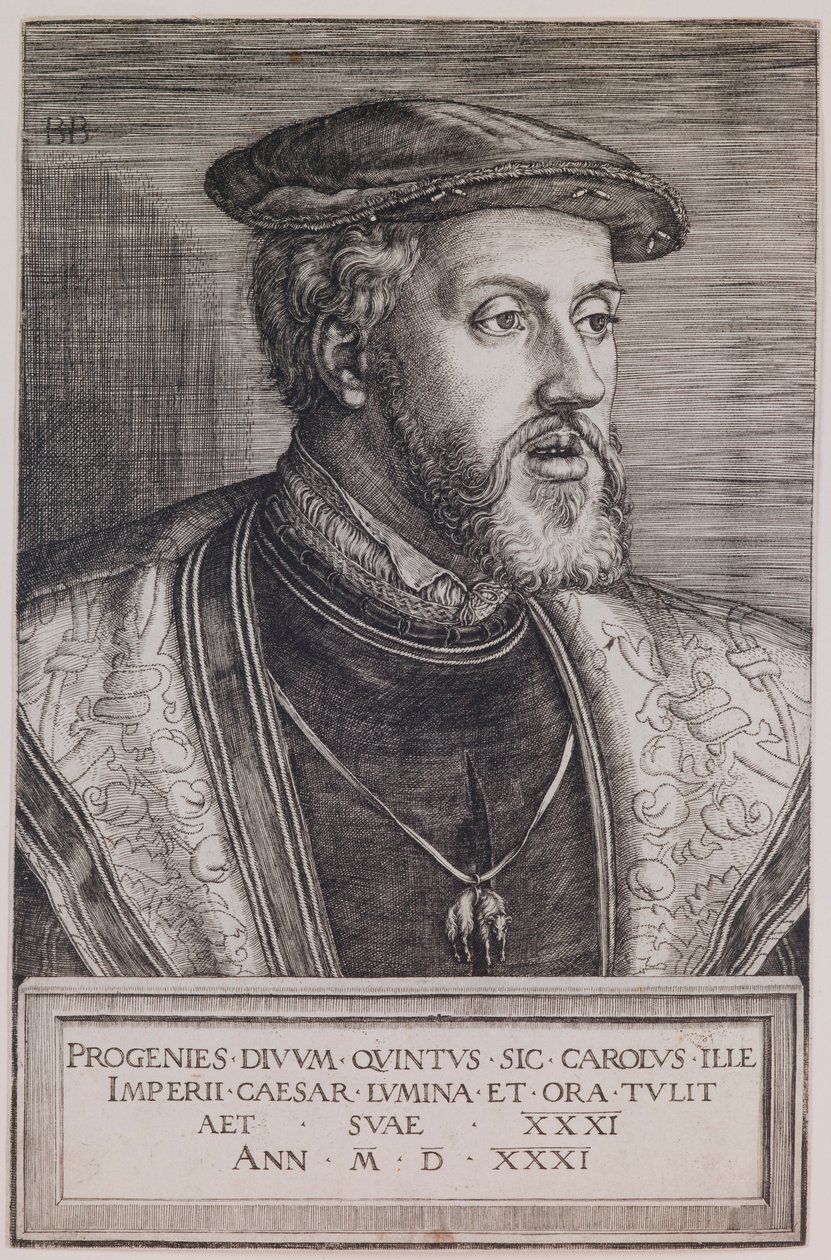 Emperor Charles V by Barthel Beham