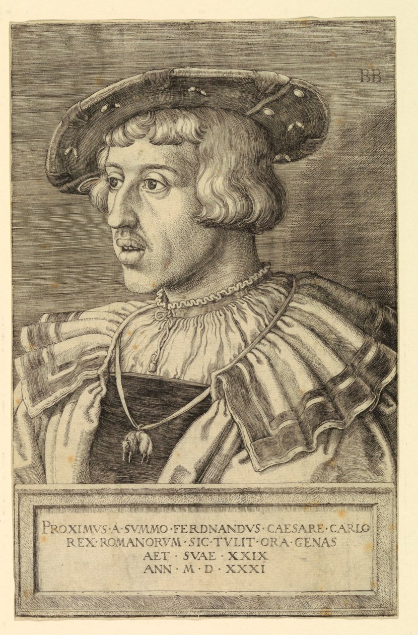 Ferdinand I, Holy Roman Emperor by Barthel Beham