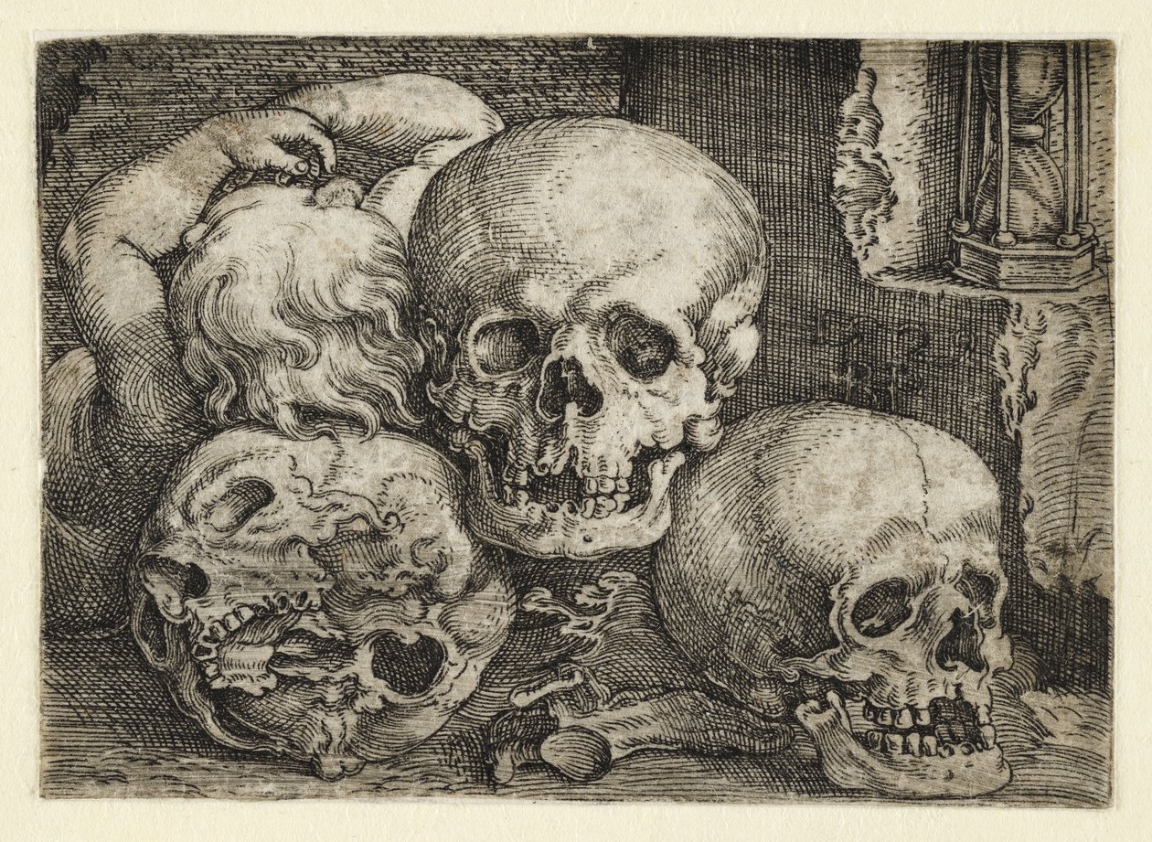 Child with Three Skulls by Barthel Beham