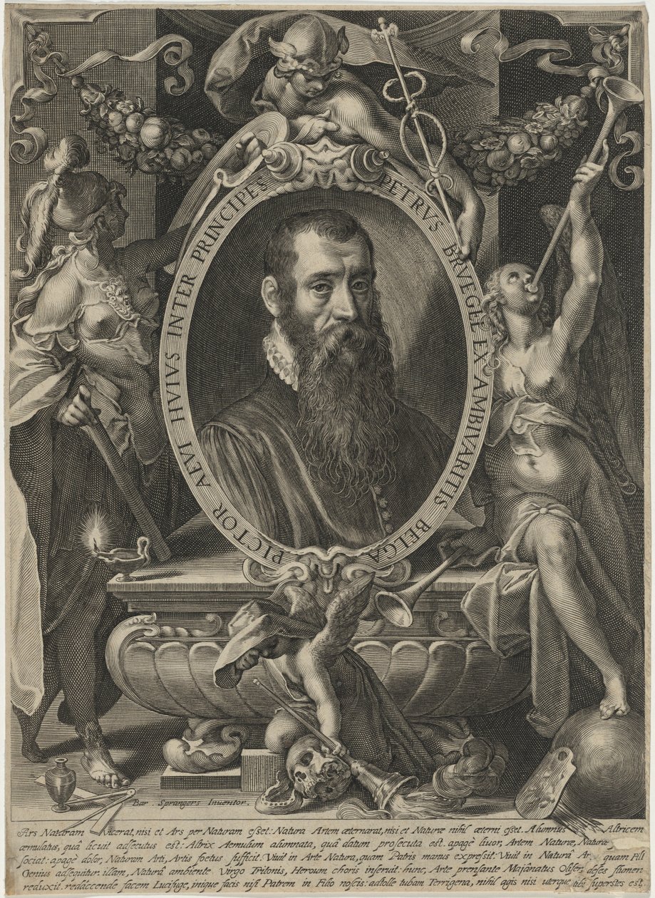 Peter Brueghel by Bartholomaeus Spranger