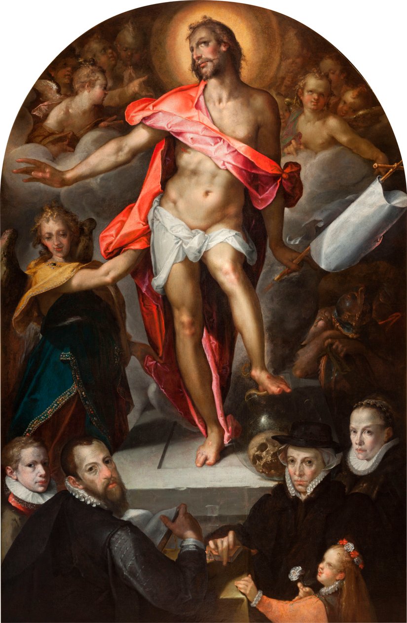 Epitaph of Goldsmith Nicolas Müller of Prague by Bartholomeus Spranger