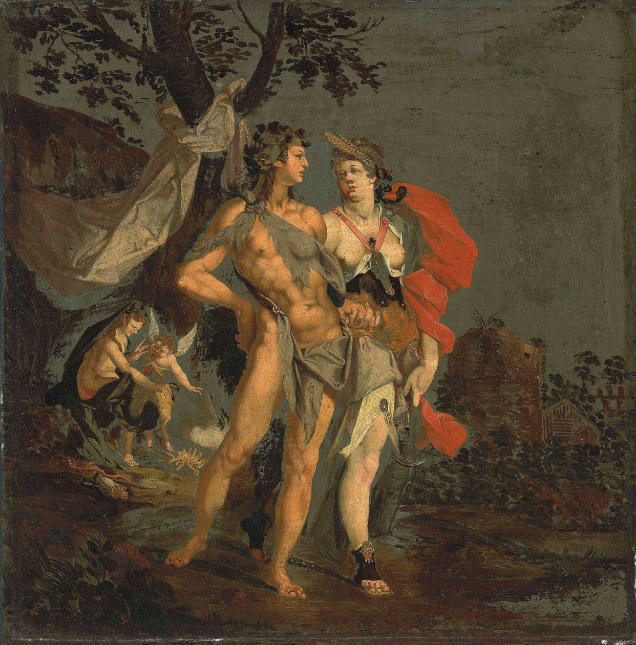 Without Bacchus and Ceres, Venus Freezes by Bartholomeus Spranger