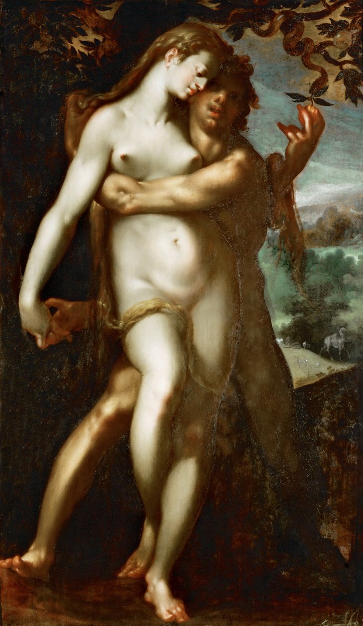 The Fall of Man by Bartholomeus Spranger