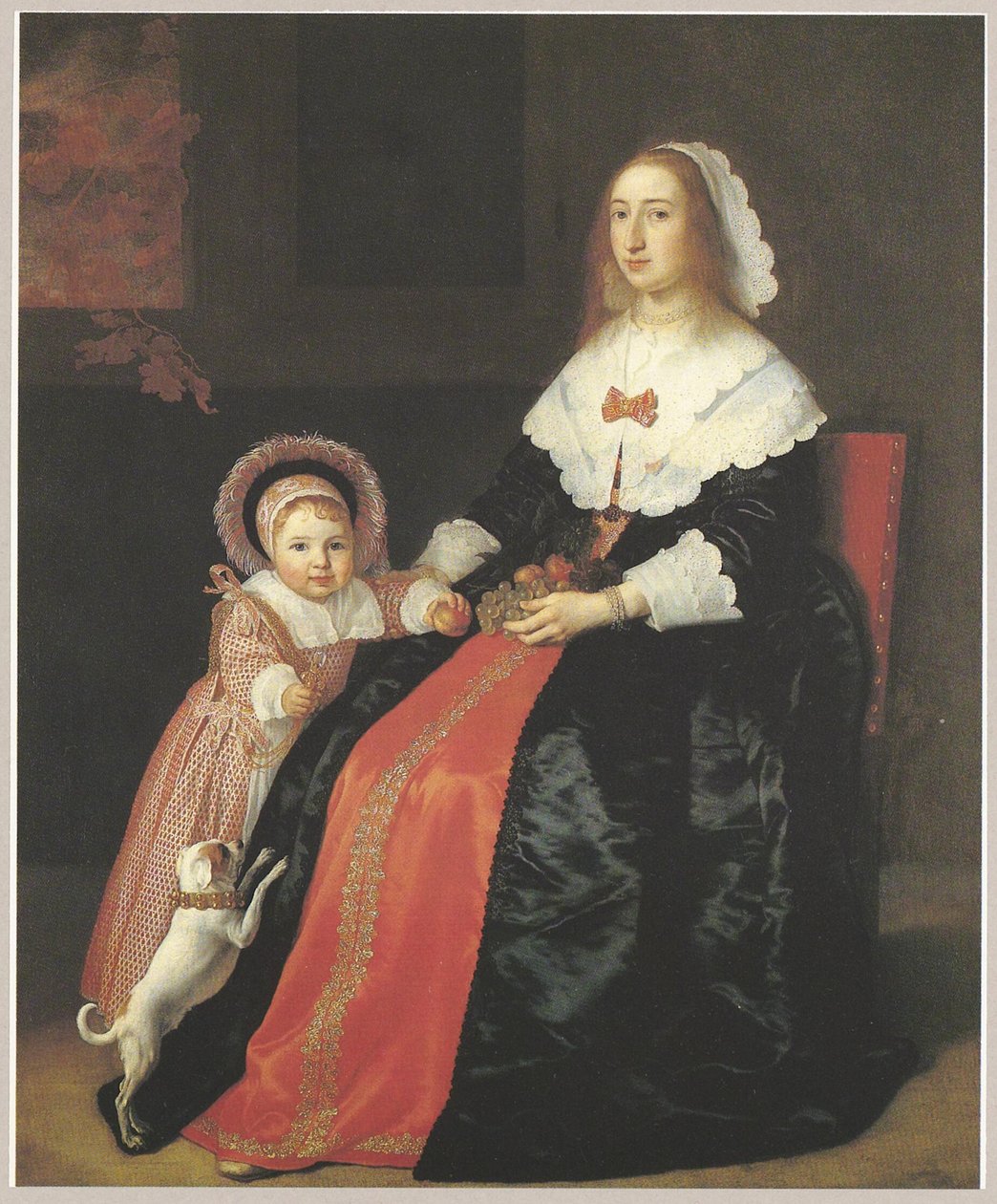 Portrait of a Woman with a Child, Possibly Margaretha Cloeck and Pieter Hulft by Bartholomeus van der Helst