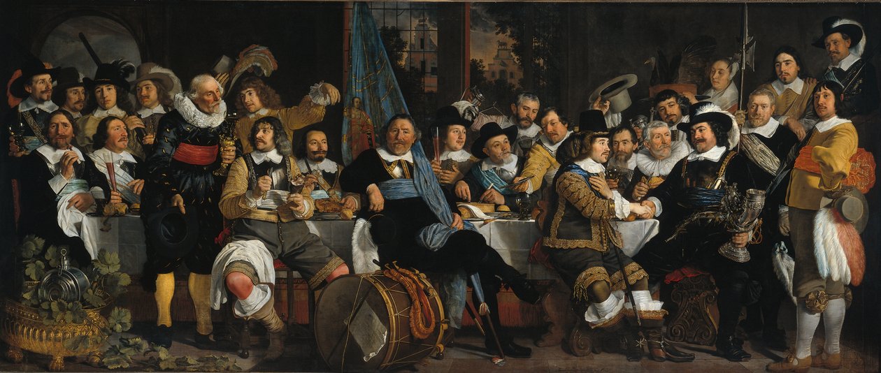 The Celebration of the Peace of Münster, 18 June 1648, in the Headquarters of the Crossbowmen