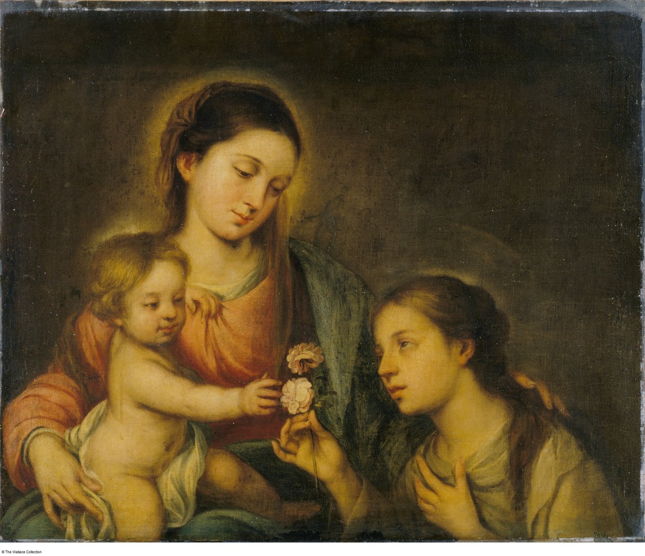 The Virgin and Child with Saint Rose of Viterbo by Bartolomé Esteban Murillo