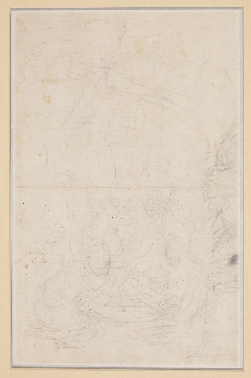 Sketch for the Nativity by Bartolomé Esteban Murillo