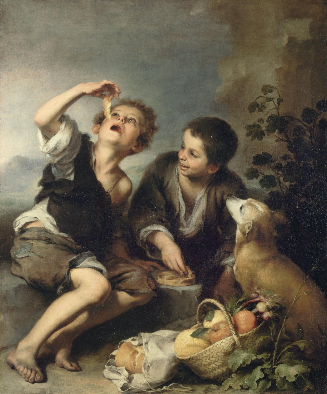 The Pie Eaters by Bartolomé Esteban Murillo