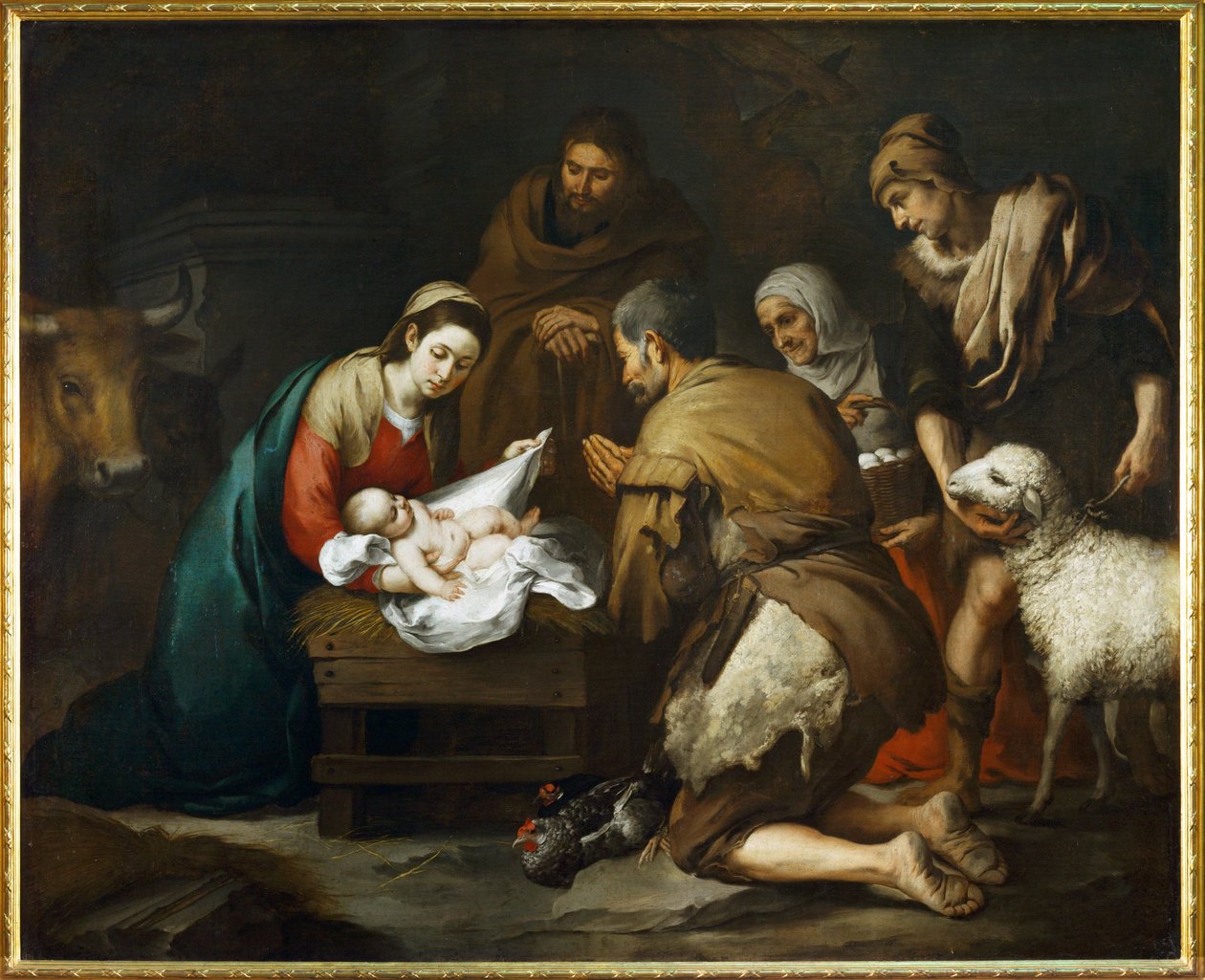 The Adoration of the Shepherds by Bartolomé Esteban Murillo