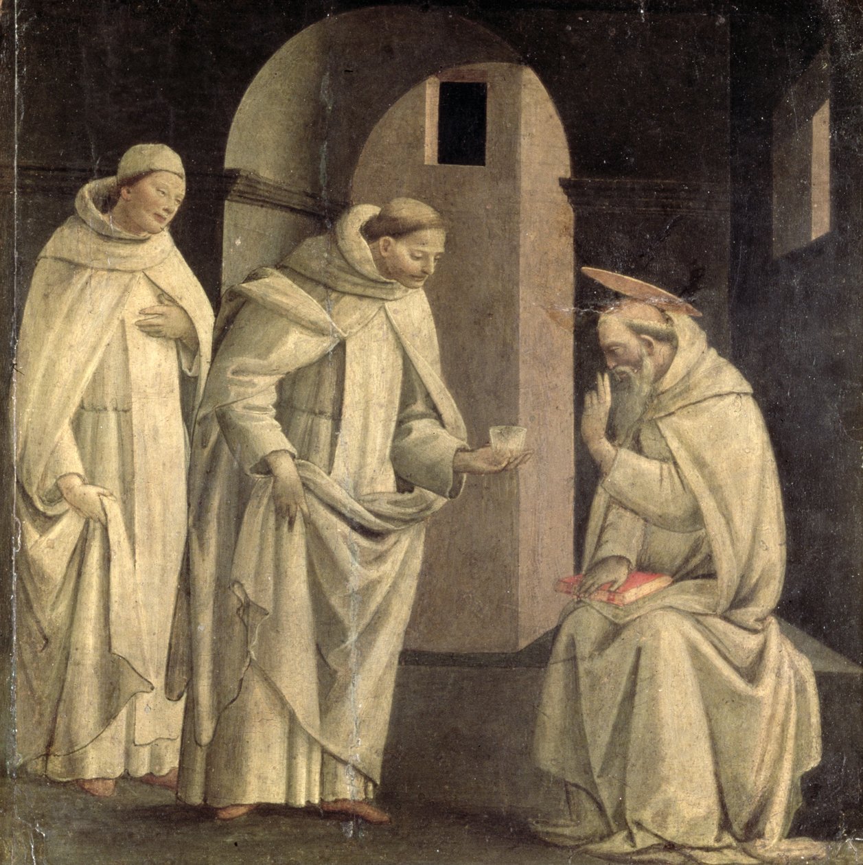 Scenes from the Life of St. Benedict: St. Benedict Blessing the Cup of ...