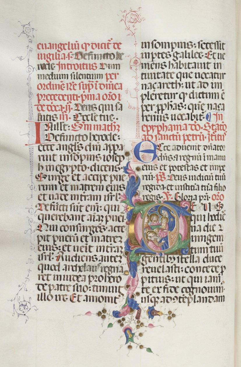 Missale: Fol. 30v: Adoration of the Magi, 1469 by Bartolomeo Caporali