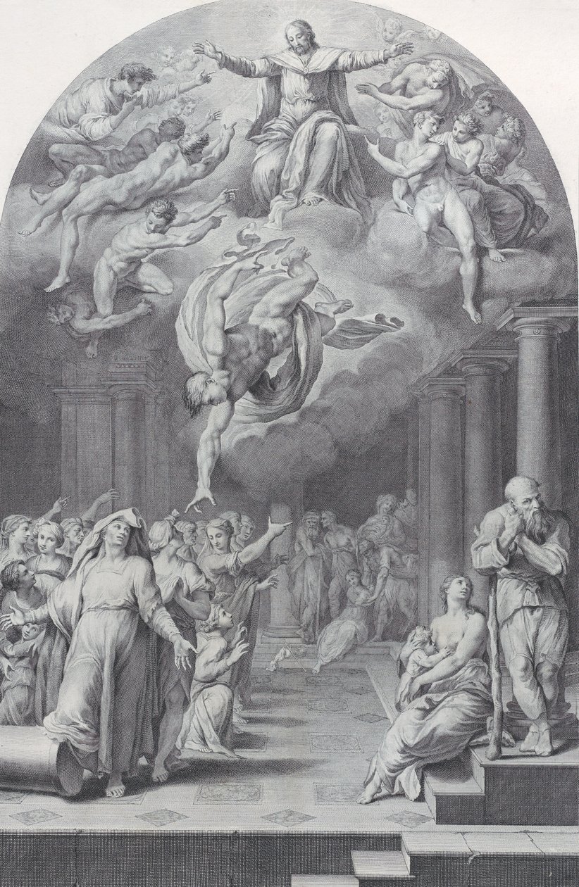 Plate 40: The Division of the Elect from the Reprobate by Bartolomeo Crivellari, Gabriel Söderling