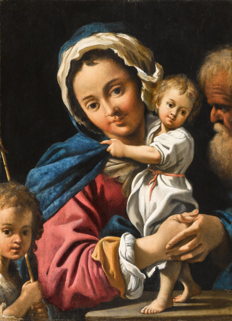 The Holy Family with the Infant Saint John the Baptist by Bartolomeo Schedoni