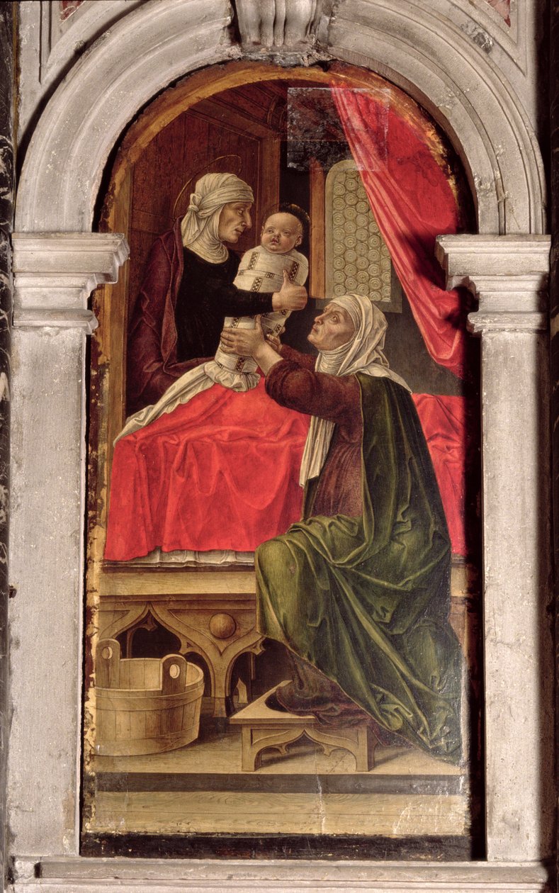 Triptych of the Madonna of the Misericordia, 1473 by Bartolomeo Vivarini