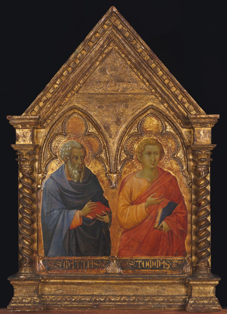 Saints Matthias and Thomas, ca. 1350 by Bartolommeo Bulgarini