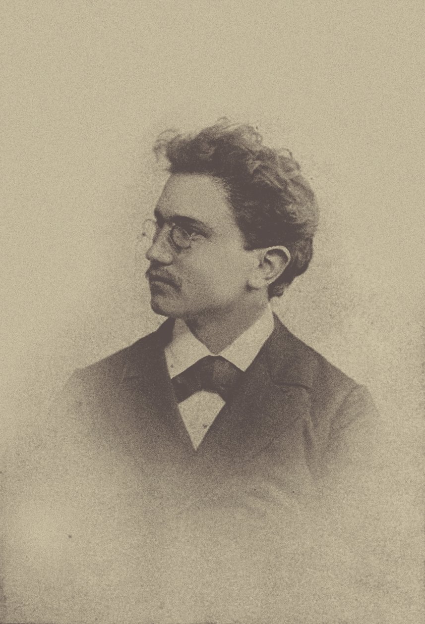 Portrait of the Composer Hans Huber, 1898 by Basel . Photo studio Taescher and
