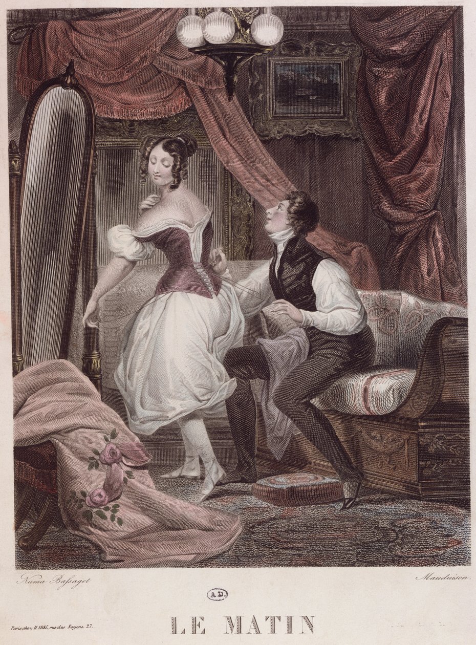 Morning, engraved by Leon Mauduison, from the book 