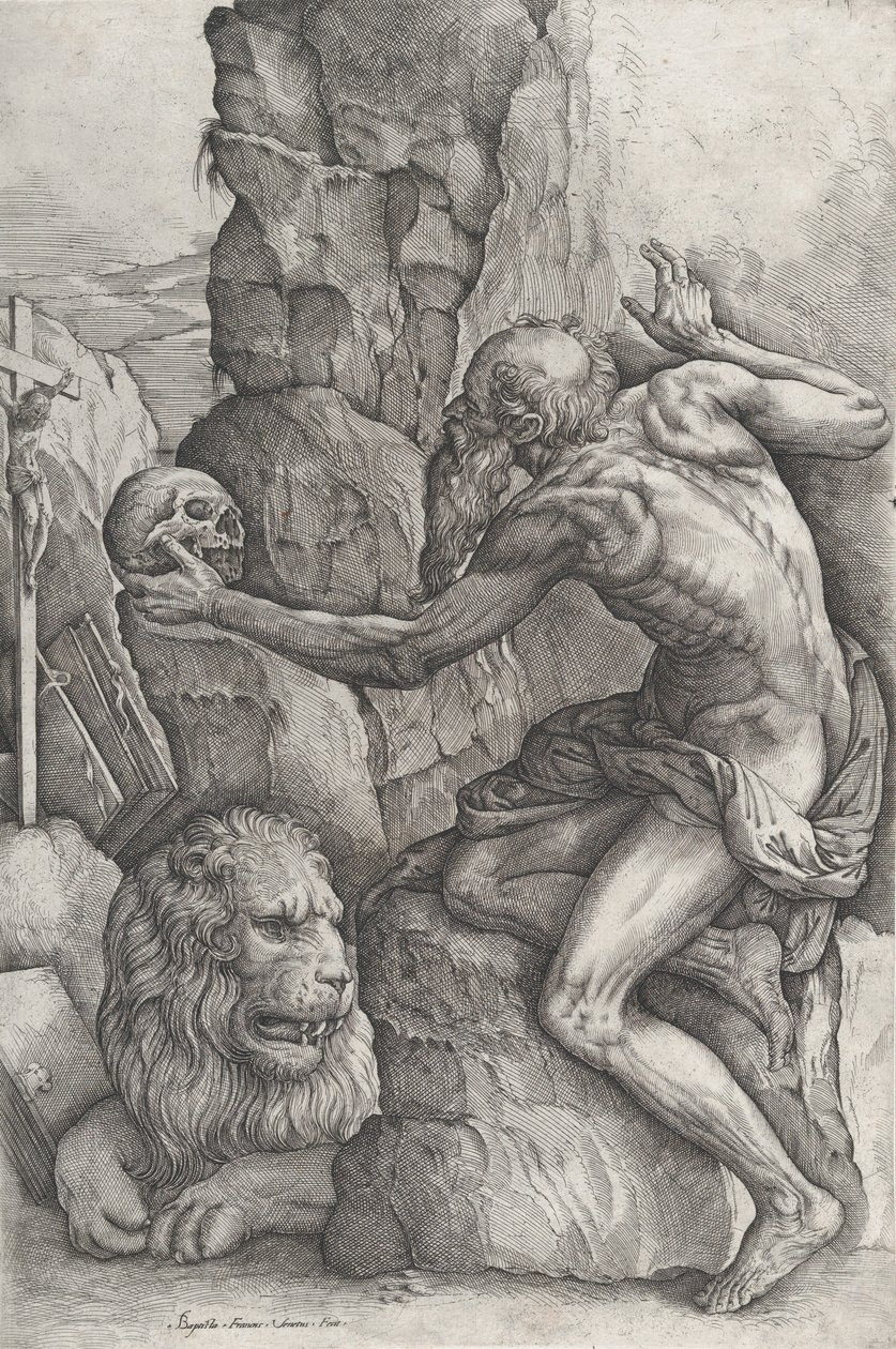 St. Jerome by Battista Franco Veneziano