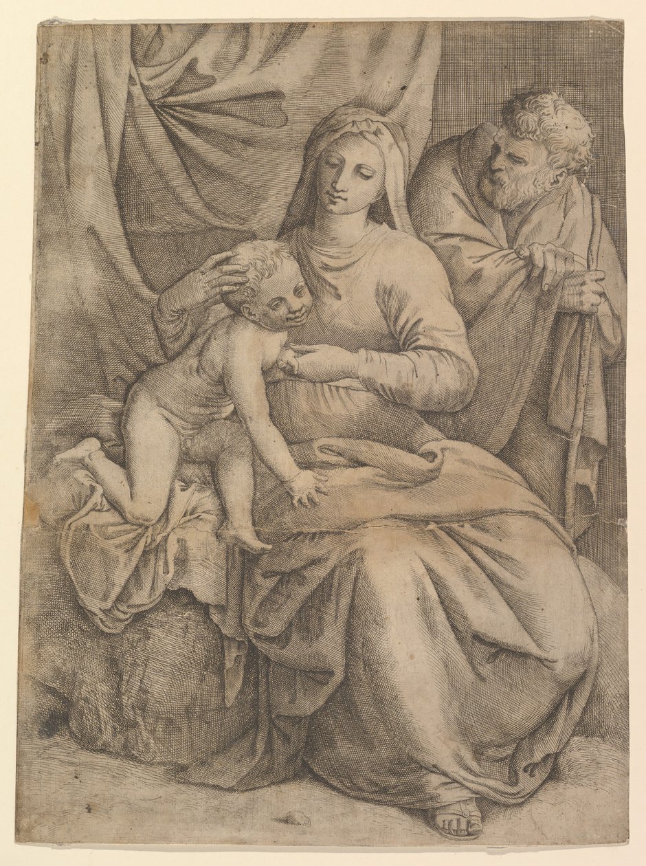 The Holy Family by Battista Franco Veneziano