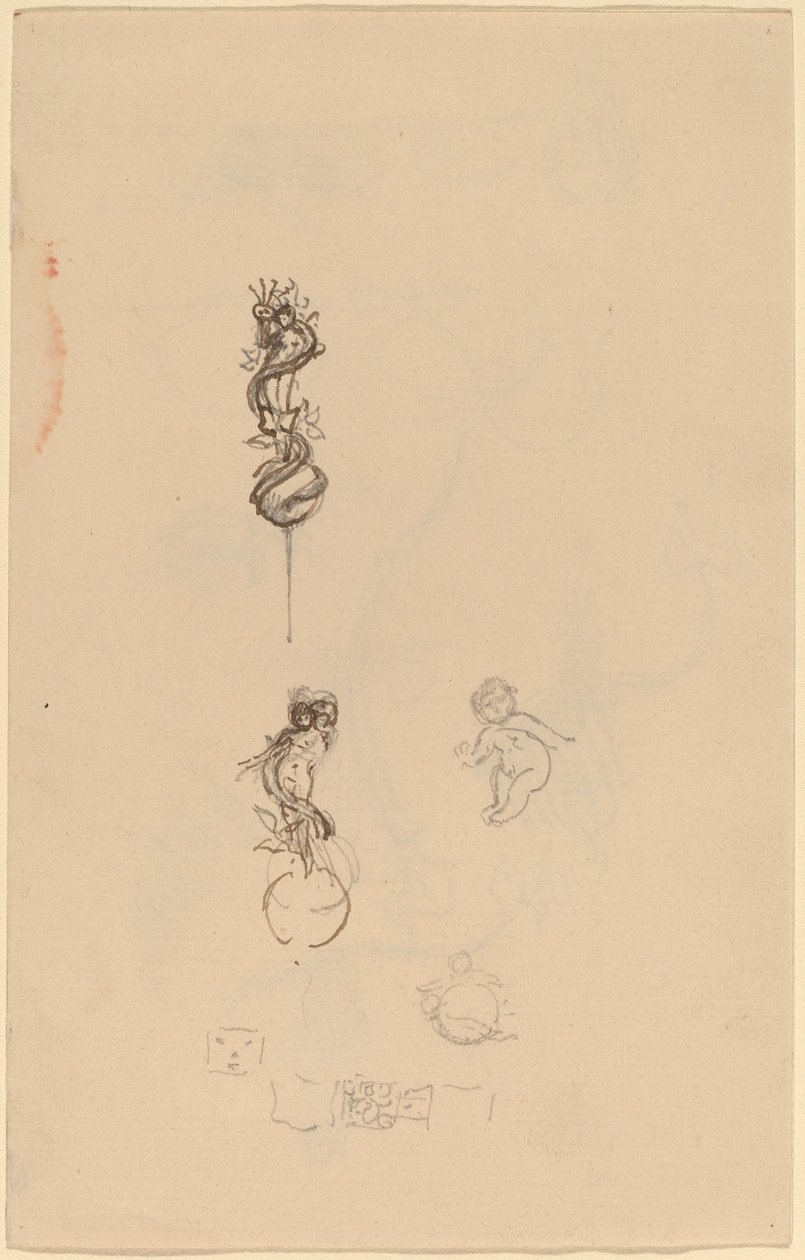 Studies for Jewelry Designs by Beatrice Godwin Whistler