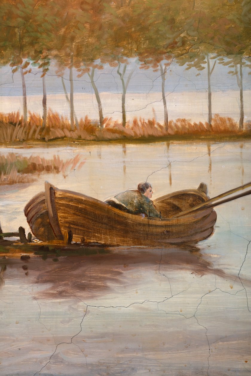 Meeting Room Murals with Rural Scenes (ca. 1810) Scene 3 by Belgian School