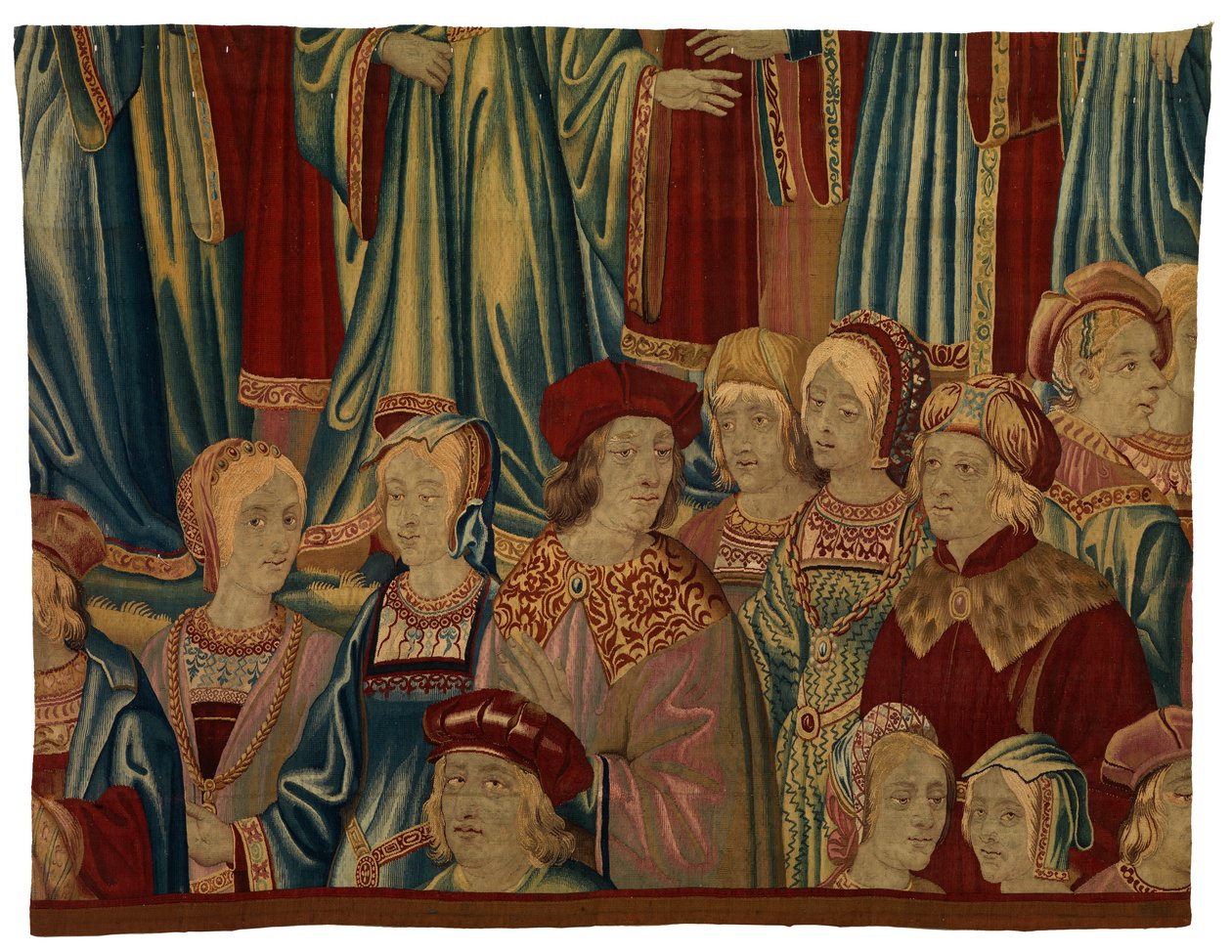 Tapestry Fragment, Comtiers, Made in Brussels, Belgium, c.1520 by Belgian School